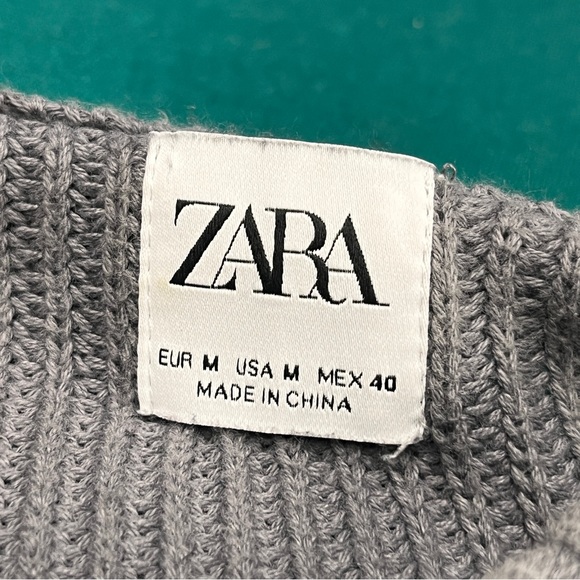 Zara Striped Knit Sweater - Picture 2 of 3